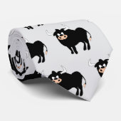 Bull-ontwerp Stropdas (Opgerold)