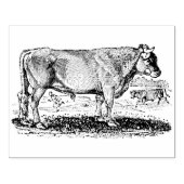  Bull op Boerderij Rubber Art Stamp Rubberstempel (Afrduk)
