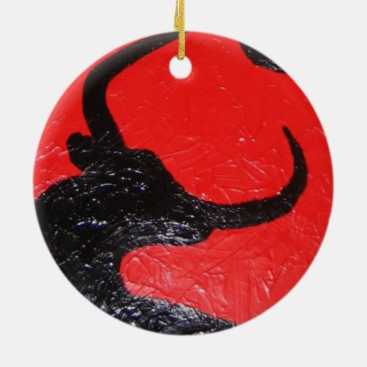 Bull Ornament (Achterkant)