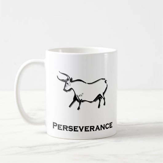 Bull Perseverance Zwart Koffiemok (Links)