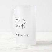 Bull Perseverance Zwart Matglas Bierpul (Voorkant links)