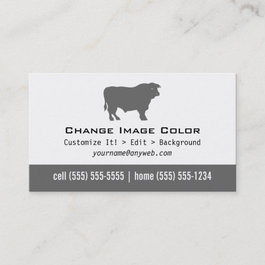 Bull - Persoonlijk Visitekaartje (Voorkant)