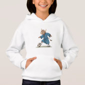 Bull playing soccer in karate kimono (Voorkant)