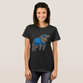 Bull Police Cop Police pet T-shirt (Voorkant volledig)