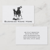 Bull Pop Art Visitekaartje (Voorkant / Achterkant)