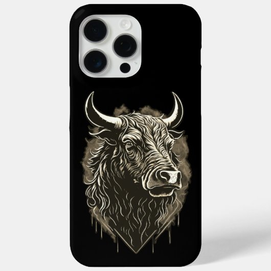 Bull Portrait Case-Mate iPhone Case (Achterkant)
