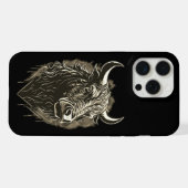 Bull Portrait iPhone Hoesje (Achterkant horizontaal)