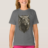 Bull Portrait T-shirt (Voorkant)