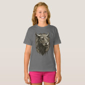 Bull Portrait T-shirt (Voorkant volledig)