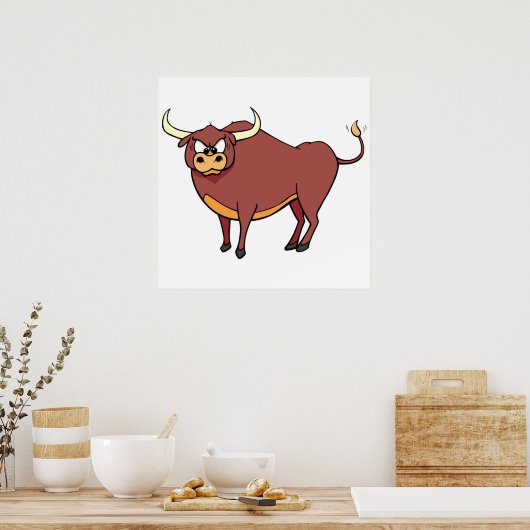 Bull Poster (Keuken)