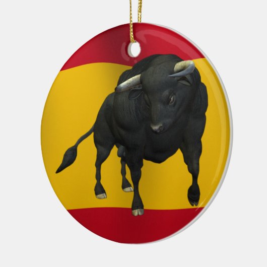 BULL - REALISTISCH KERAMISCH ORNAMENT (Links)