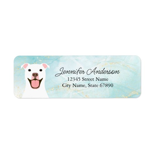 Bull Return-adreslabel Etiket (Voorkant)