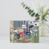 Bull Ride Briefkaart (Staand voorkant)