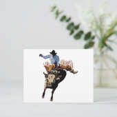 Bull Rider Briefkaart (Staand voorkant)
