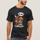 Bull Rider Bullfighter Bull Vs Rodeo Clown Bullrid T-shirt (Voorkant)
