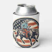Bull Rider Cowboy Koelbox Blikjeskoeler (Blikje Voorkant)
