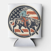 Bull Rider Cowboy Koelbox Blikjeskoeler (Voorkant)
