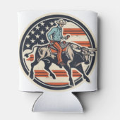 Bull Rider Cowboy Koelbox Blikjeskoeler (Achterkant)