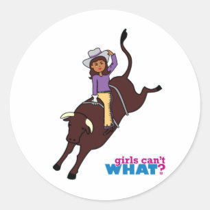 Bull Rider Dark Ronde Sticker