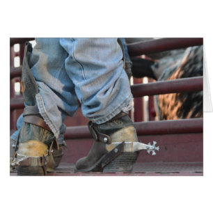 Bull Rider en Bull Westerne Kaart