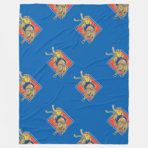 Bull Rider Fleece Deken