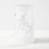 Bull Rider, Ice-Mok Matglas Bierpul (Center)