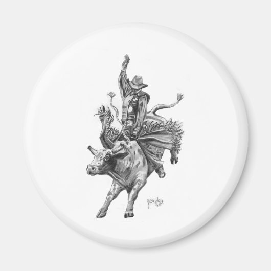 Bull Rider Magneet (Voorkant)