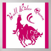 BULL RIDER QUEEN POSTER (Voorkant)