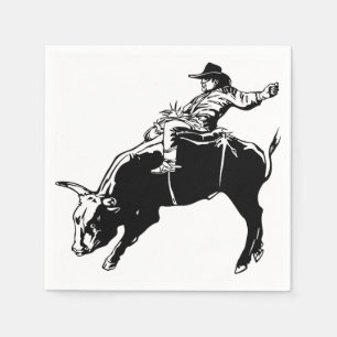 Bull Rider Servetten