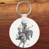 Bull Rider Sleutelhanger (Voorkant)