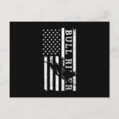 Bull Rider USA Vlag Cowboy Rodeo Land Western G Briefkaart (Voorkant)