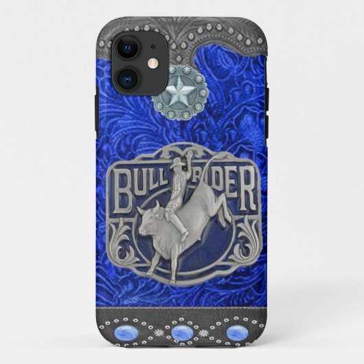 "Bull Rider" Westerne Rodeo IPhone 5-Hoesje Case-Mate iPhone Case (Achterkant)
