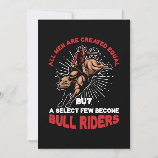 Bull Riders Cowboys Riding Country Rodeo Gift Kaart (Voorkant)