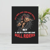 Bull Riders Cowboys Riding Country Rodeo Gift Kaart (Staand voorkant)