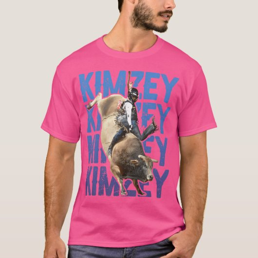 Bull Riders Rodeo Sage Cowboy Kimzey Kerst T-shirt (Voorkant)
