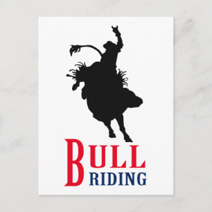 Bull Riding Briefkaart
