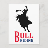 Bull Riding Briefkaart (Voorkant)