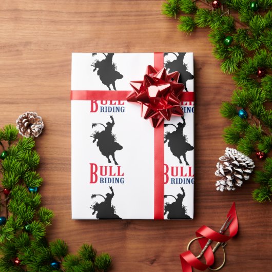 Bull Riding Cadeaupapier (Feestdagen Geschenken)
