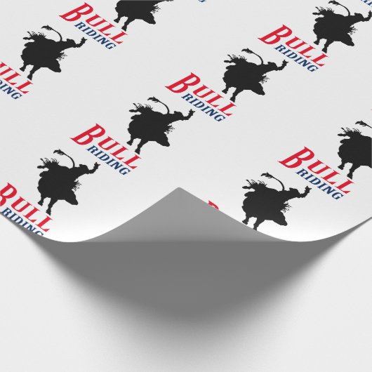 Bull Riding Cadeaupapier (Hoek)