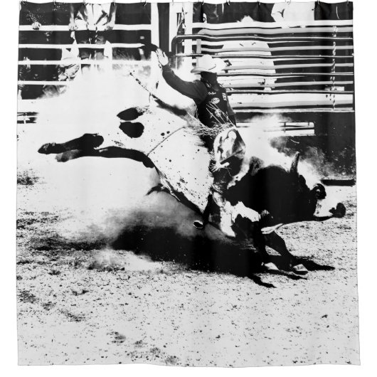 Bull Riding Champ Douchegordijn (Voorkant)