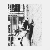 Bull Riding Champ Fleece Deken (Voorkant)