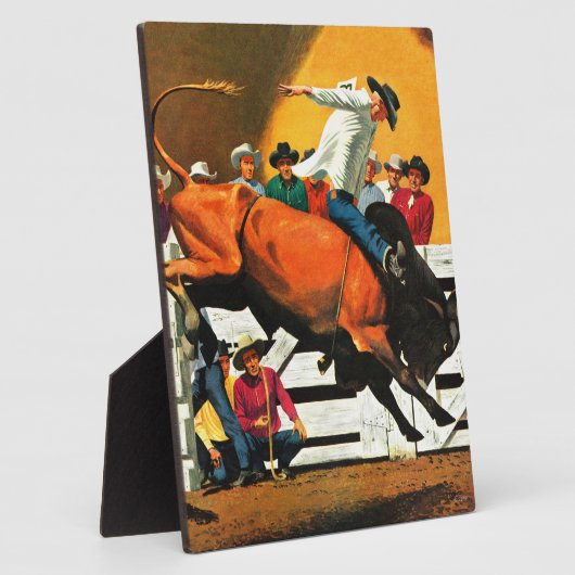 Bull Riding door Fred Ludekens Fotoplaat (Zijkant)