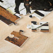 Bull Riding door Fred Ludekens Legpuzzel (Zijkant)