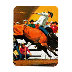 Bull Riding door Fred Ludekens Magneet