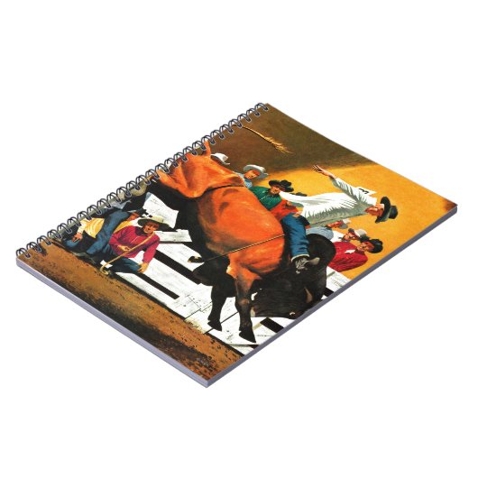 Bull Riding door Fred Ludekens Notitieboek (Linkerzijde)