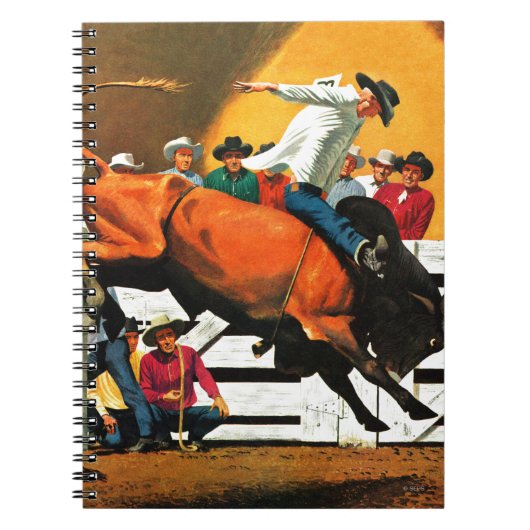 Bull Riding door Fred Ludekens Notitieboek (Voorkant)