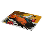 Bull Riding door Fred Ludekens Snijplank (Hoek)