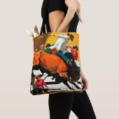 Bull Riding door Fred Ludekens Tote Bag (Dichtbij)