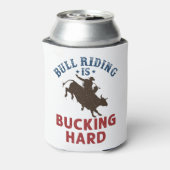 Bull Riding is een hard Funny Bullrider Blikjeskoeler (Blikje Achterkant)