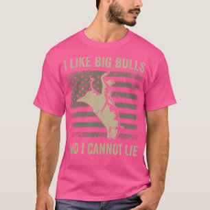 Bull Riding Rodeo Bull Rider Western Ik hou van Bi T-shirt